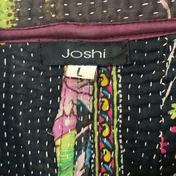 JOSHI TROPICAL PRINT BLAZER SIZE L - Picture 3 of 10